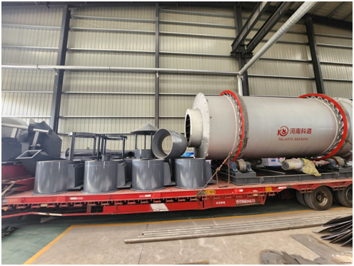 尾礦砂烘干篩分成套設備發貨